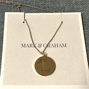 Gold “L” necklace